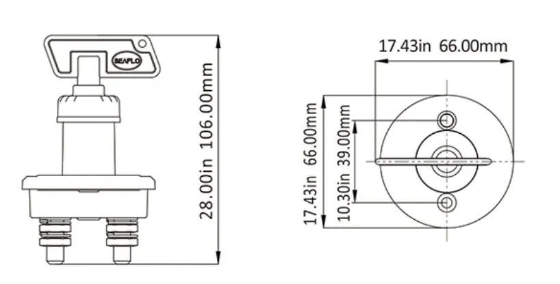 SEAFLO Battery switch